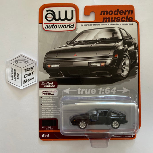 2023 AUTO WORLD - 1997 Mitsubishi Starion (Serbia Black - Release 2B) M15