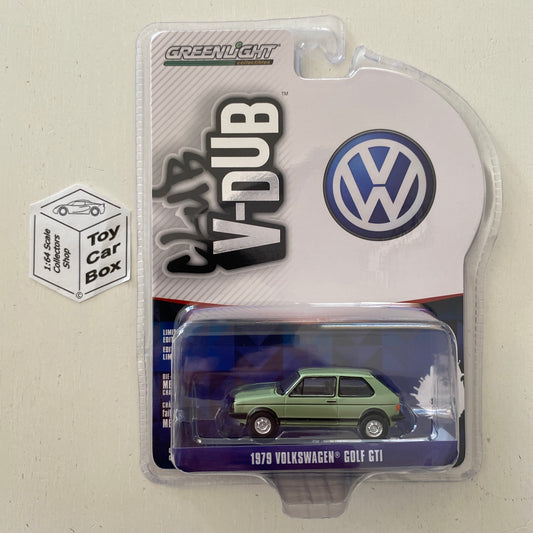 GREENLIGHT - 1979 Volkswagen VW Golf GTI (Green - 1:64 Club V-Dub Series 16) I95