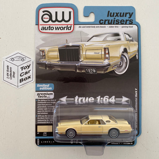 2023 AUTO WORLD - 1979 Lincoln Continental Mark IV (Cream - Release 1 A) M15