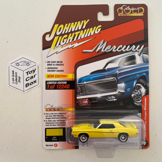 2022 JOHNNY LIGHTNING - 1969 Mercury Cougar Eliminator (Yellow - Release 2B) M15