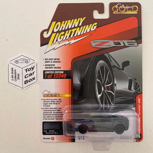 2022 JOHNNY LIGHTNING -2012 Chevy Corvette Z06 (Supersonic Blue -Release 2B) M15