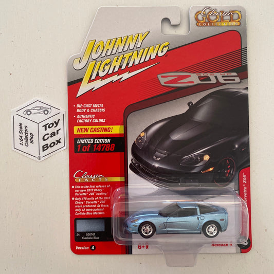 2021 JOHNNY LIGHTNING - 2012 Chevy Corvette Z06 (Blue - Release 4 Version A) L05