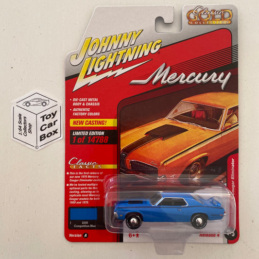 2021 JOHNNY LIGHTNING - 1970 Mercury Cougar Eliminator (Blue - Release 4 A) L05