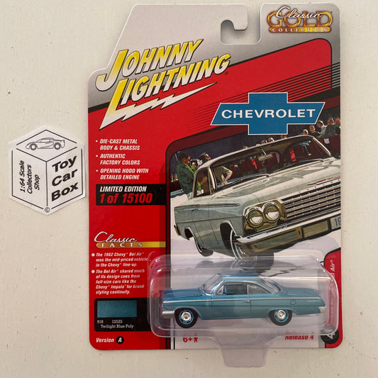 2021 JOHNNY LIGHTNING - 1962 Chevy Bel Air (Twilight Blue - Release 4 A) L05