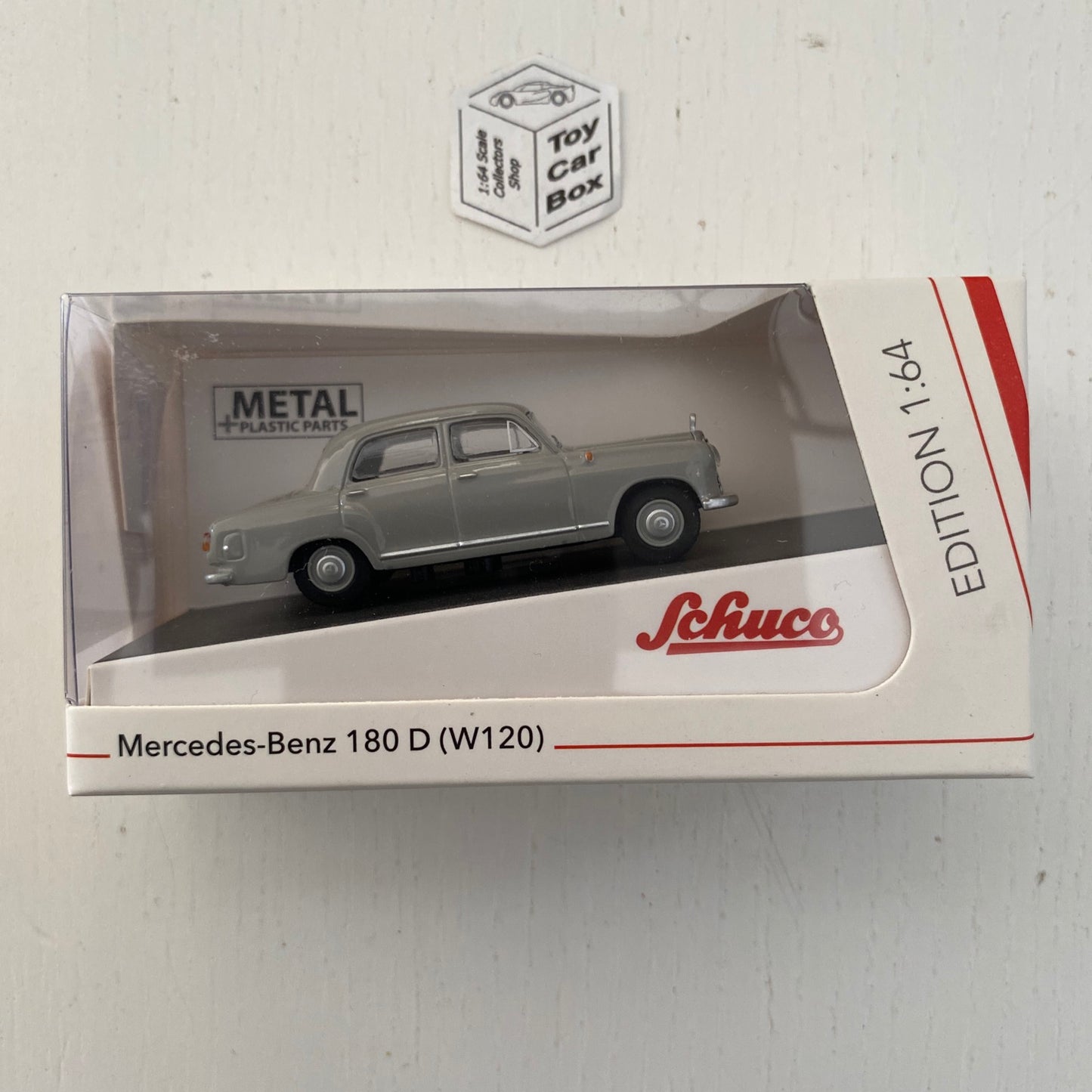 SCHUCO Edition 1/64 - Mercedes-Benz 180 D (Grey) N84g