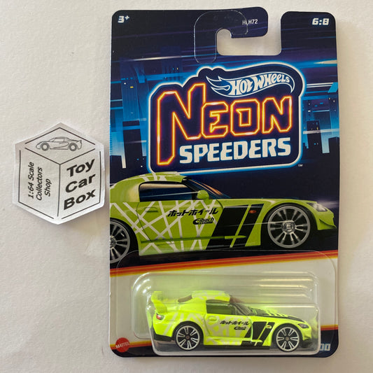 2024 HOT WHEELS Neon Speeders - Honda S2000 (Yellow #6 - HLH72-956B) C85