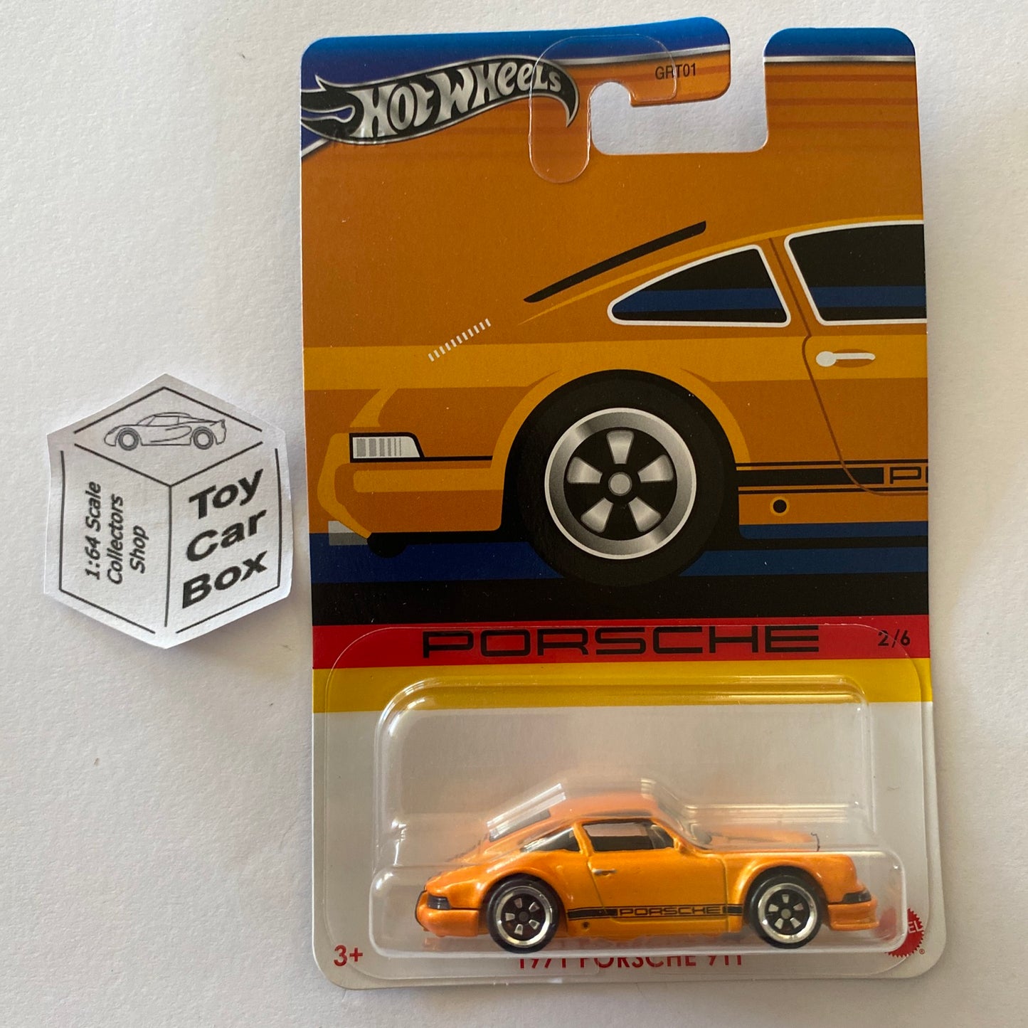 2024 HOT WHEELS - 1971 Porsche 911 (Orange #2 Celebrations - GRT01) C85