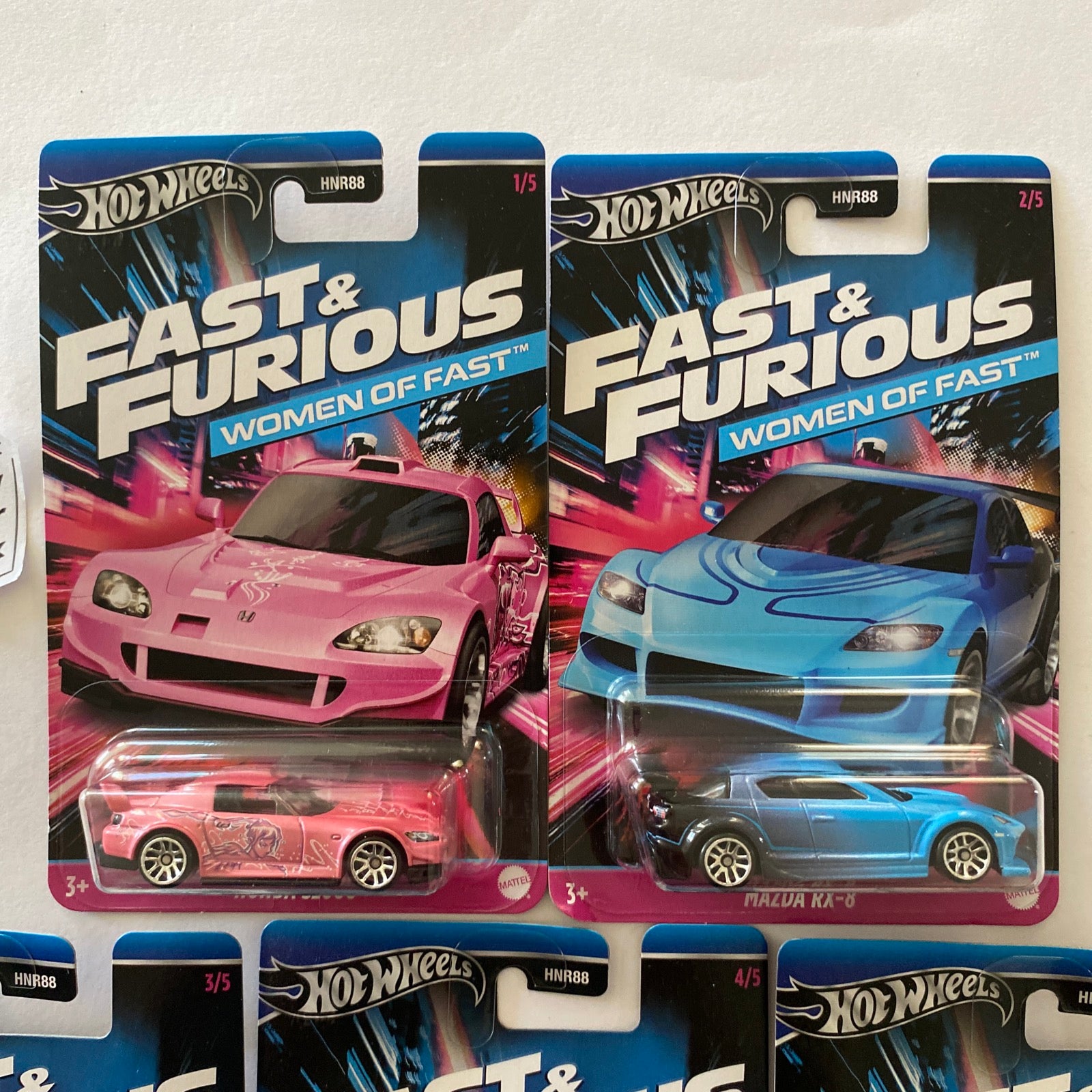 2024 Hot Wheels Fast & Furious Women of Fast Honda S2000 Ford GT40 Porsche  Cayman Mazda