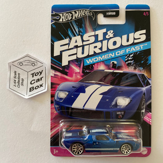 SALE - 2024 HOT WHEELS Fast & Furious - Ford GT40 (Blue - Women Of Fast) C74