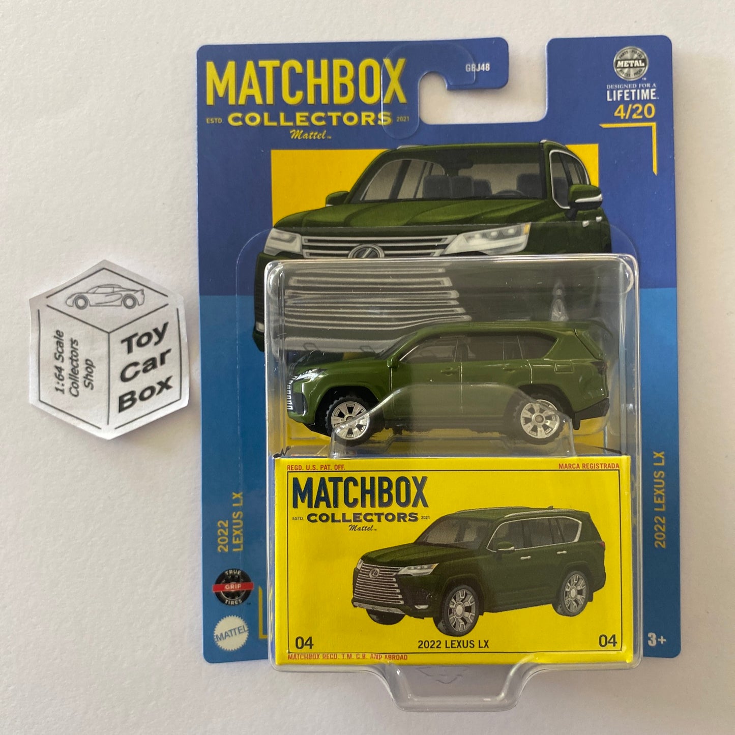 2024 MATCHBOX Collectors #4 - 2022 Lexus LX (Premium - Green - Opening Rear) H35