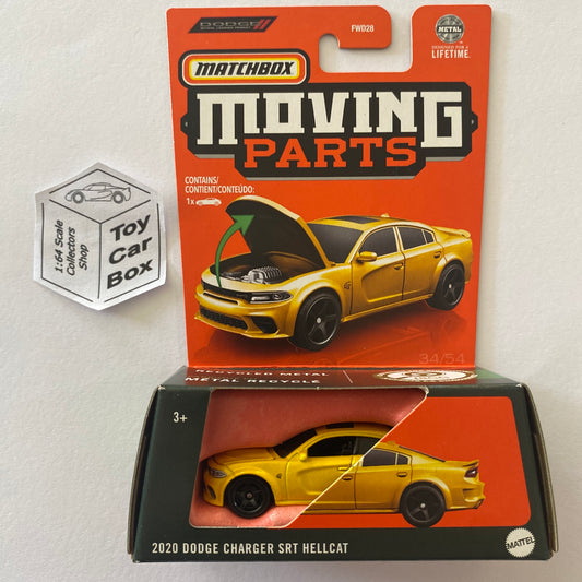 2024 MATCHBOX Moving Parts - 2020 Dodge Charger SRT Hellcat (Yellow) E21