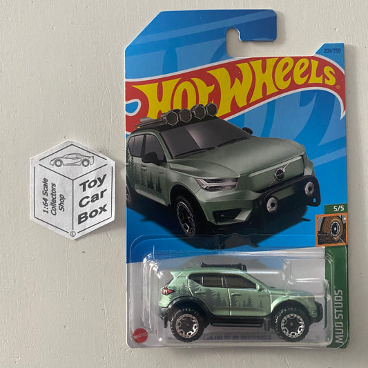 SALE - 2023 HOT WHEELS #201 - Volvo XC40 Recharge (Green -Long Card) B00