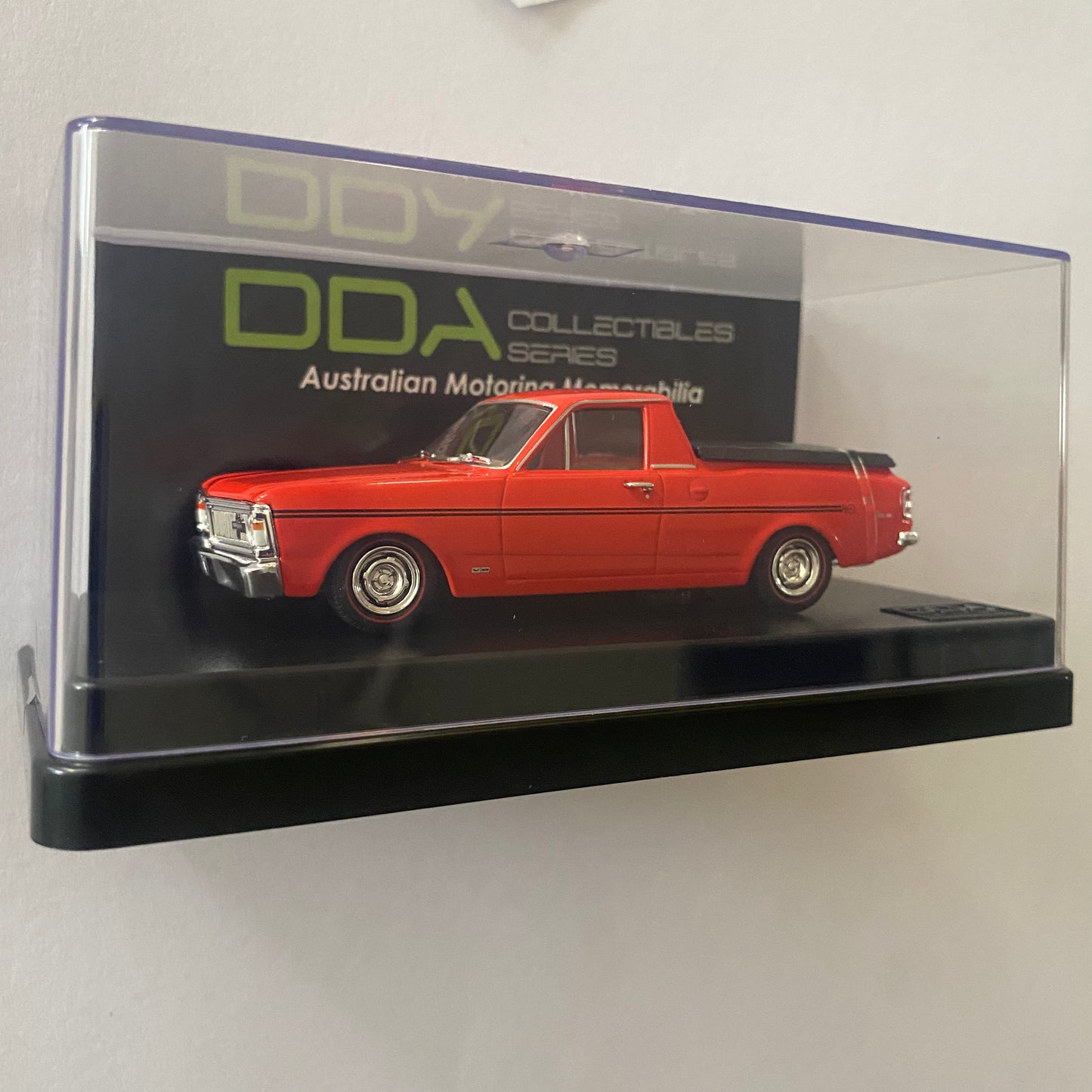 DDA Collectible 1:43 - 1971 Ford Falcon XY GS Ute (#67-2 Red) DD21