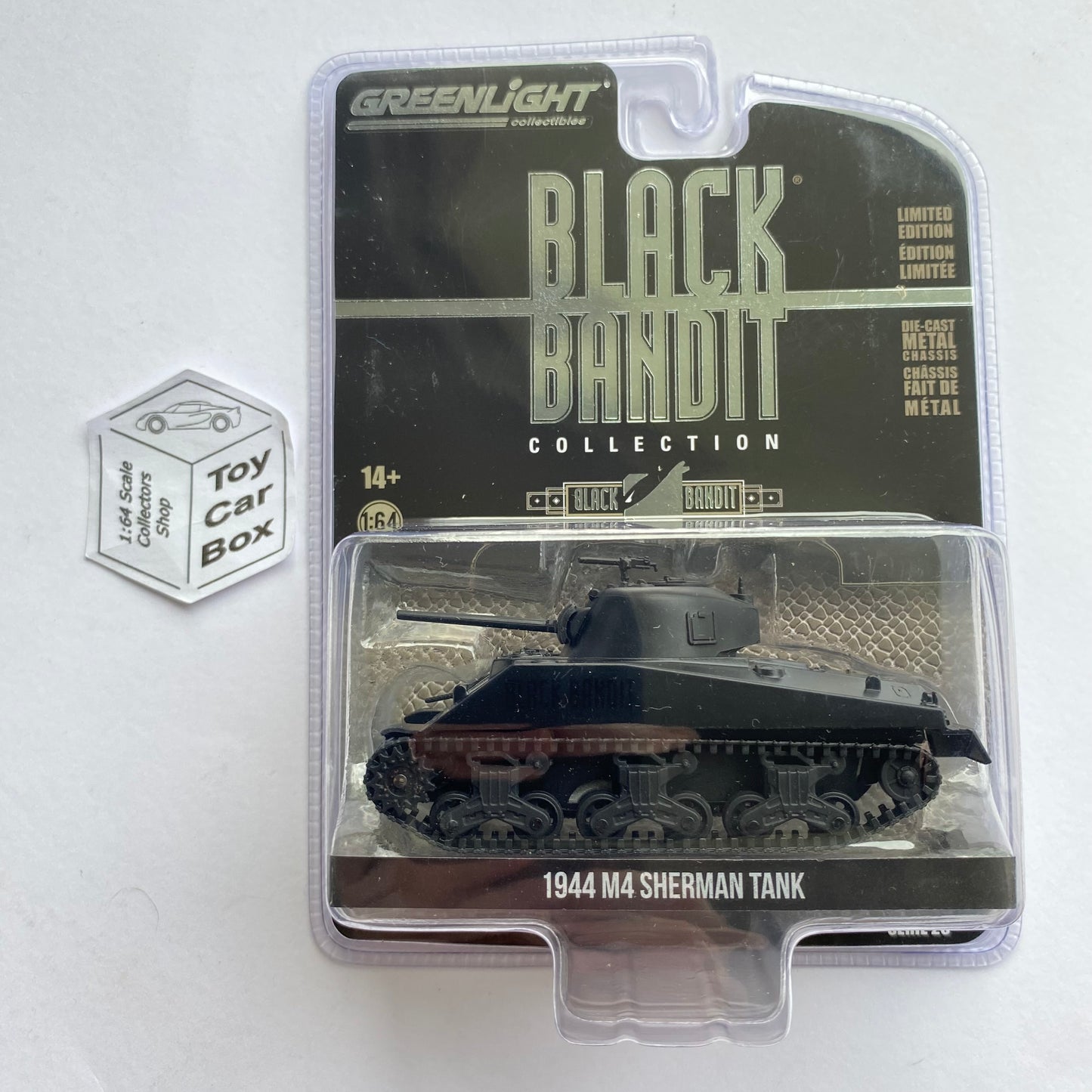 GREENLIGHT - 1944 M4 Sherman Tank (Black Bandit - Series 26) J03