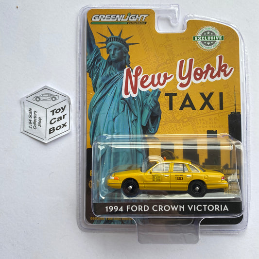 GREENLIGHT - 1994 Ford Crown Victoria (Yellow - New York Taxi) G98g