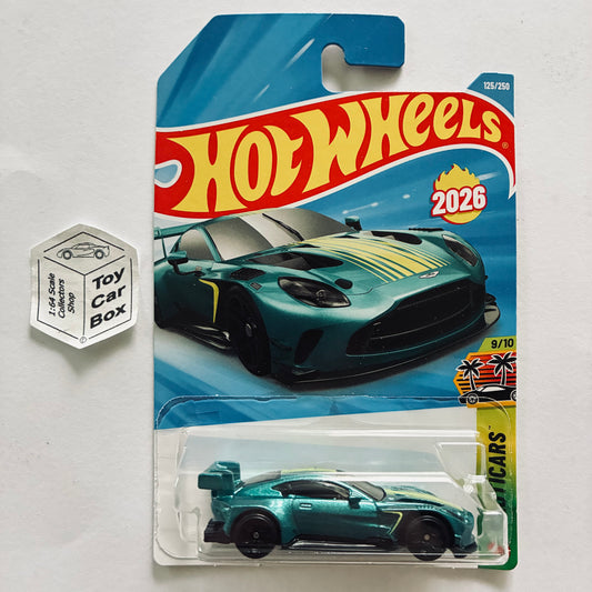 2026 HOT WHEELS #125 - 2024 Aston Martin Vantage GT3 (#9 Exitocars - Long) B00