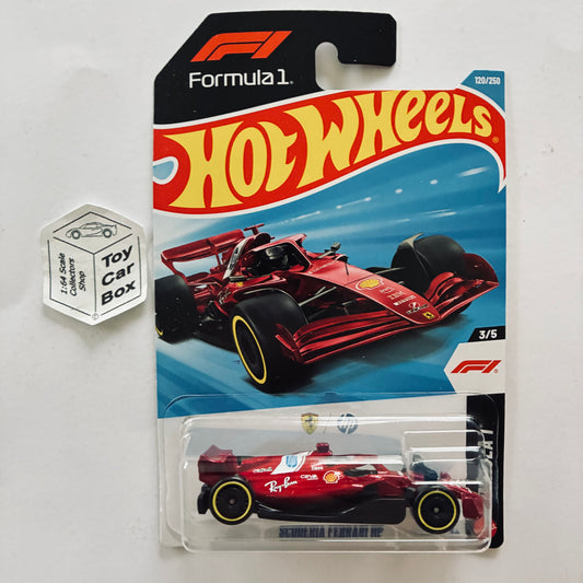 2026 HOT WHEELS #120 - Scuderia Ferrari HP F1 Car (#3 Formula 1 - Long Card) B64