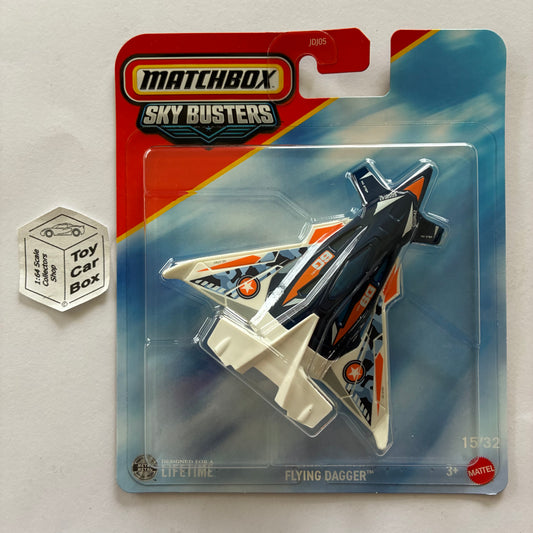 2026 MATCHBOX Sky Busters #15 - Flying Dagger (White & Blue - Unopened) D35