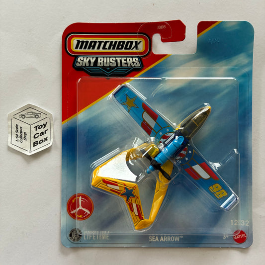 2026 MATCHBOX Sky Busters #12 - Sea Arrow (Yellow & Blue #98 - Unopened) D35