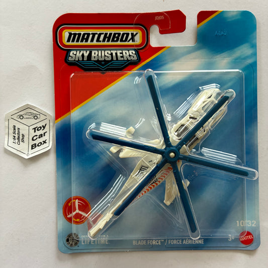 2026 MATCHBOX Sky Busters #10 - Blade Force Helicopter (White - Unopened) D35