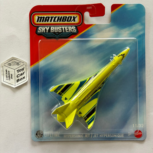 2026 MATCHBOX Sky Busters #11 - Hypersonic Jet (Yellow - Unopened) D35