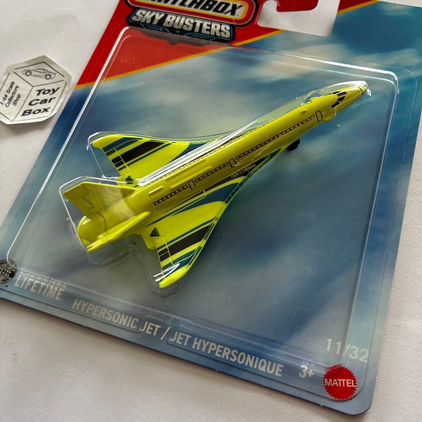 2026 MATCHBOX Sky Busters #11 - Hypersonic Jet (Yellow - Unopened) D35