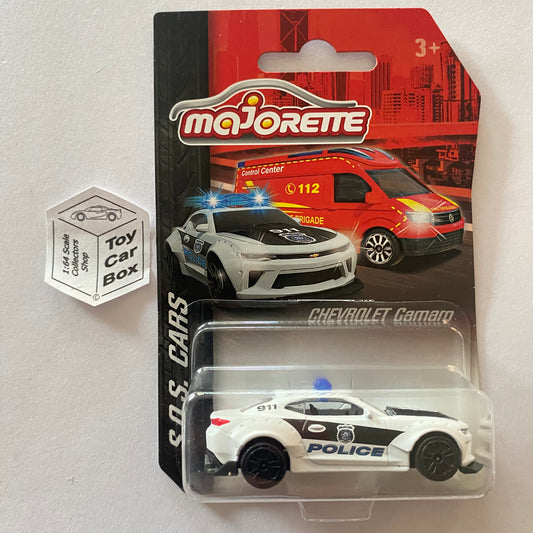 MAJORETTE Chevy Camaro (911 Police Car - 1:64* SOS International) D72