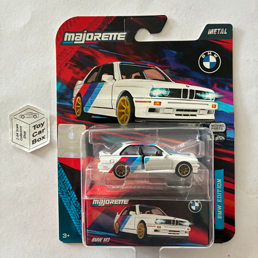MAJORETTE BMW M3 - E30 (White - BMW Edition Deluxe Line - 1:64* Scale) H07