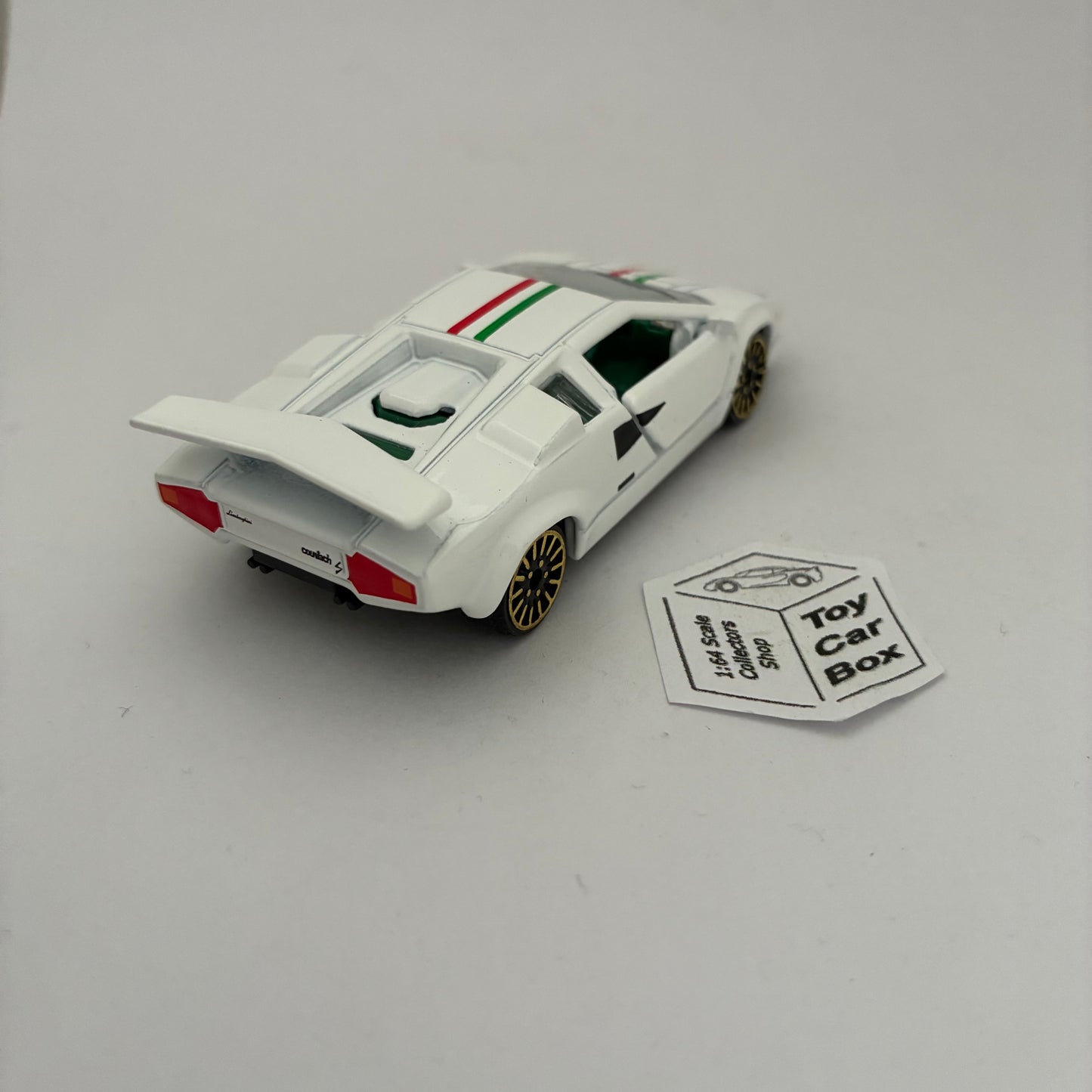 MAJORETTE Loose - Lamborghini Countach (White #237 - 1/56* - Opening Doors) E28