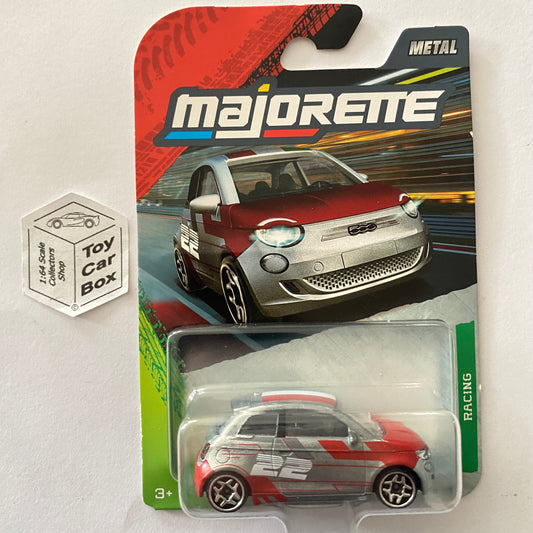 MAJORETTE Fiat 500 Icon (Silver - Racing Cars) 1/64 Scale* - E38