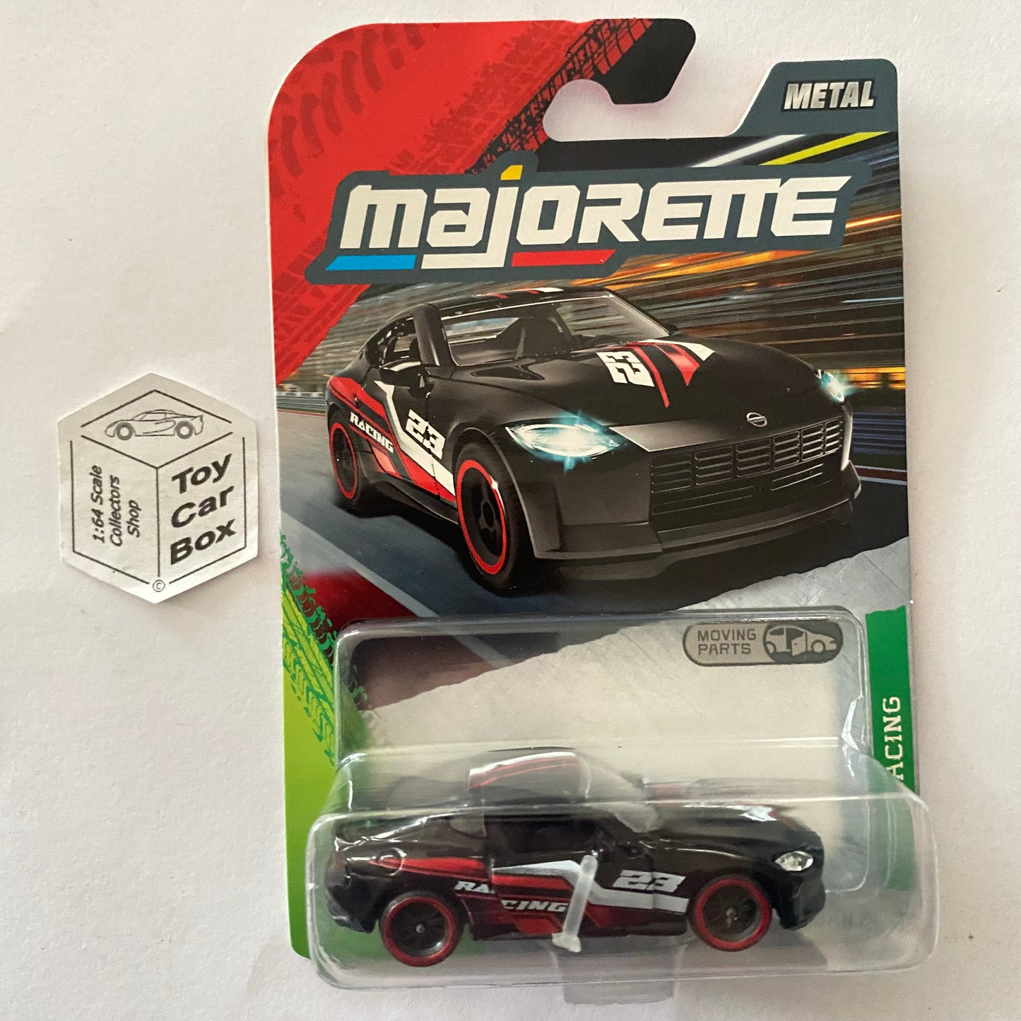 MAJORETTE Nissan Z ‘RZ34’ (Racing Cars - Black - Opening Doors) 1/64* - E38
