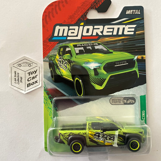 MAJORETTE Toyota Tacoma TRD Pro (Green -Racing Cars - Opening Doors) 1/64* - E38
