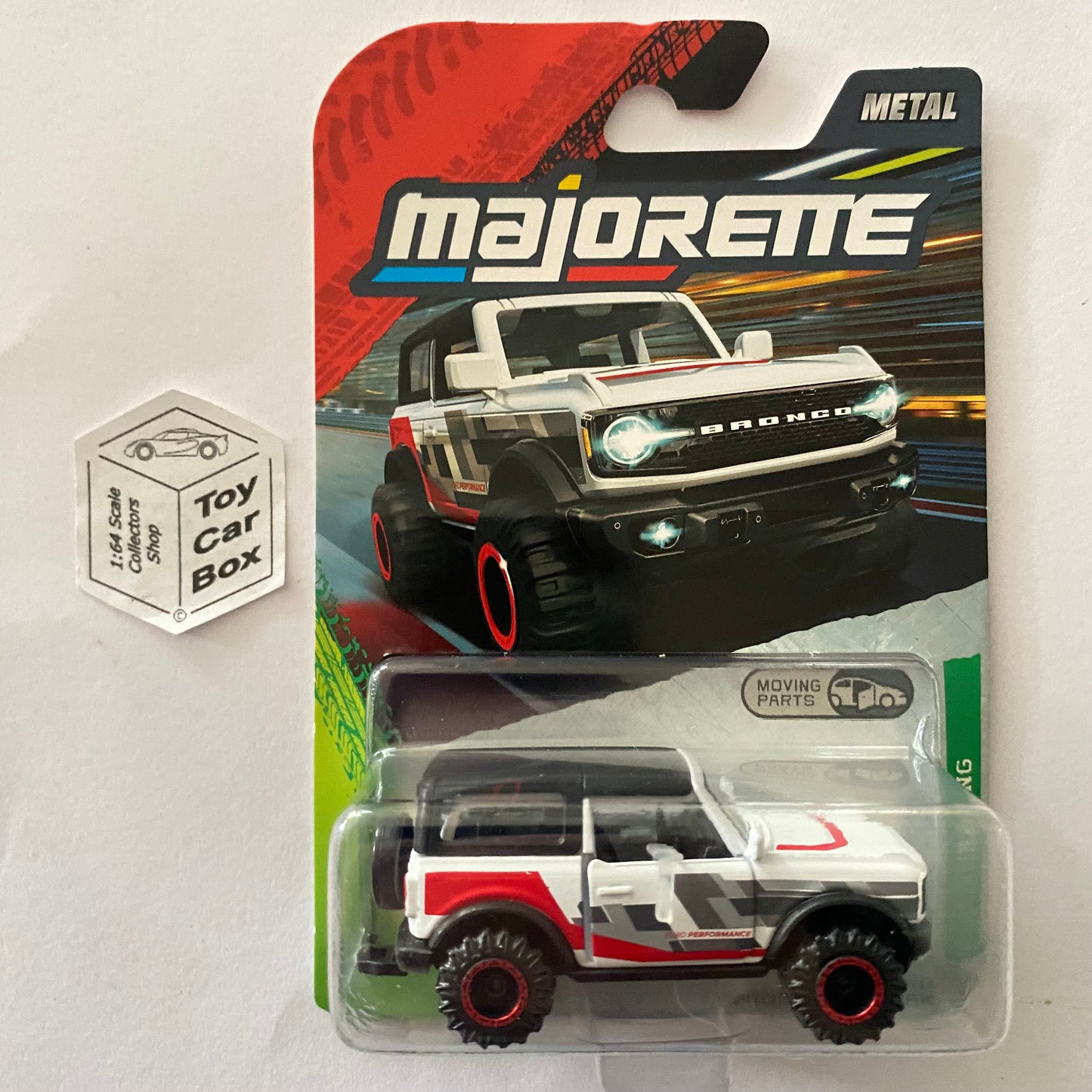 MAJORETTE Ford Bronco Wildtrack (Racing Cars - Opening Doors) 1/64 Scale* - E38
