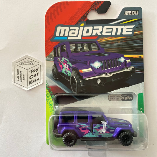 MAJORETTE Jeep Wrangler 4XE (Racing Cars - Purple - Opening Doors) 1/64* - E38
