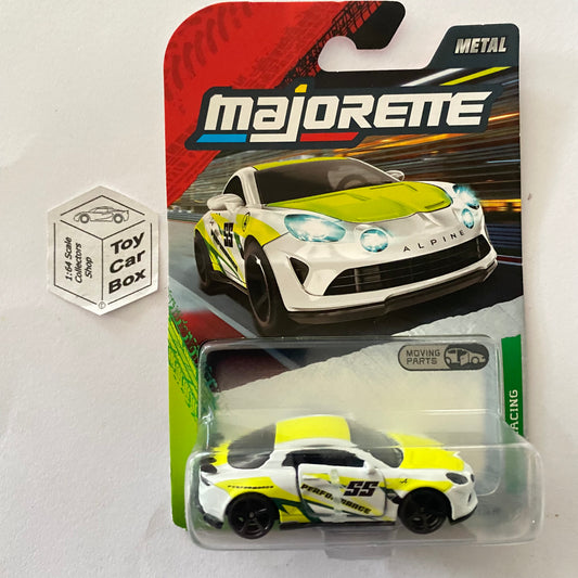 MAJORETTE Alpine A110 R (White - Racing Cars - Opening Doors) 1/64 Scale* - E38