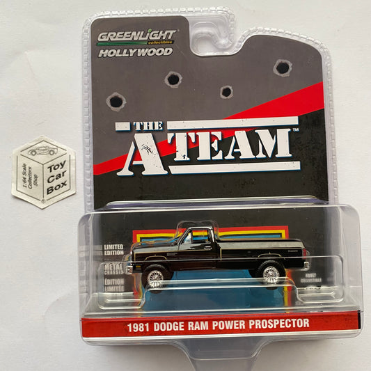 GREENLIGHT - 1981 Dodge Ram Power Prospector (The A Team - Hollywood S43) J45g