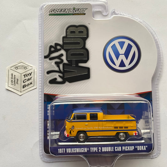 GREENLIGHT - 1977 Volkswagen Type 2 Pickup Doka (Club V-Dub Series 19) J45g