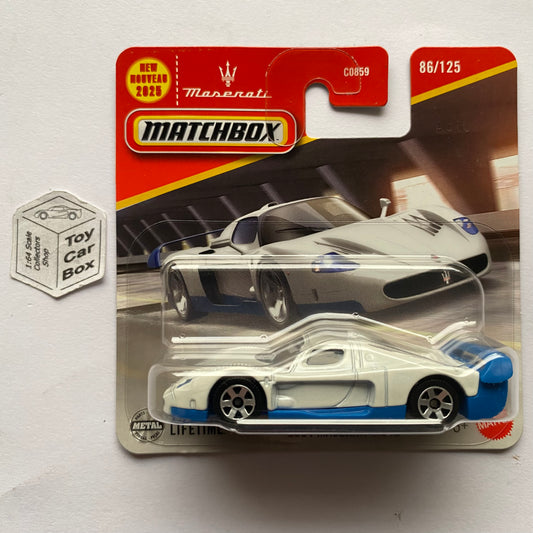 2025 MATCHBOX #86 - 2004 Maserati MC12 (White - Short Card) B21g