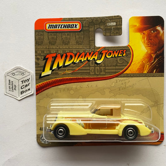 2025 MATCHBOX #48 - 1936 Auburn Speedster 851 (Beige - Short Card) B21g