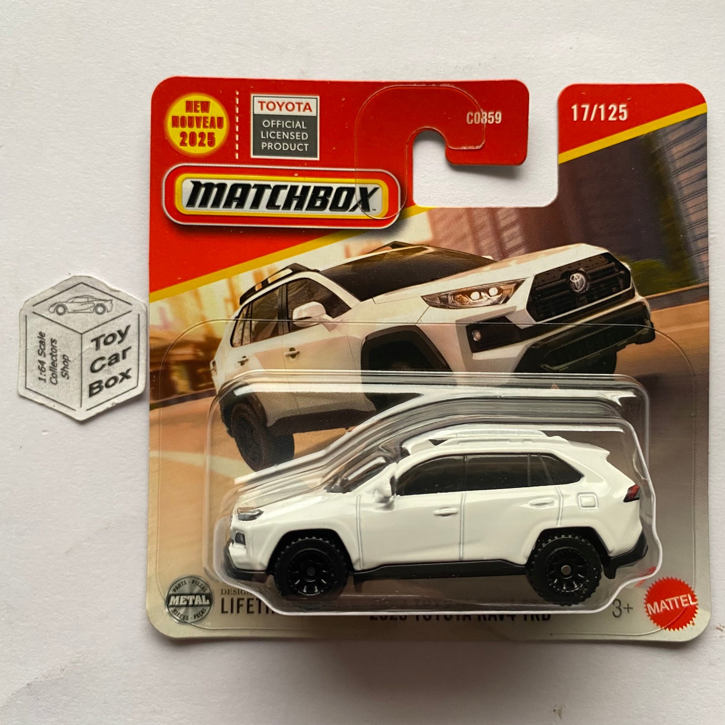2025 MATCHBOX #17 - 2023 Toyota RAV4 TRD (White - Short Card) B21g