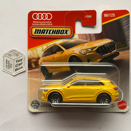 2025 MATCHBOX #98 - Audi E-Tron (Yellow - Short Card) B21g