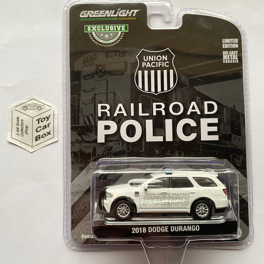 GREENLIGHT - 2018 Dodge Durango (Union Pacific Railroad Police -Hobby Excl) J45g
