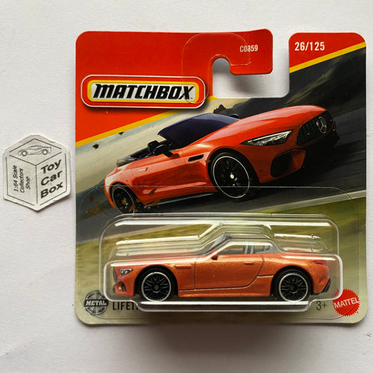 2025 MATCHBOX #26 - Mercedes AMG SL 63 (Orange - Short Card) B21g