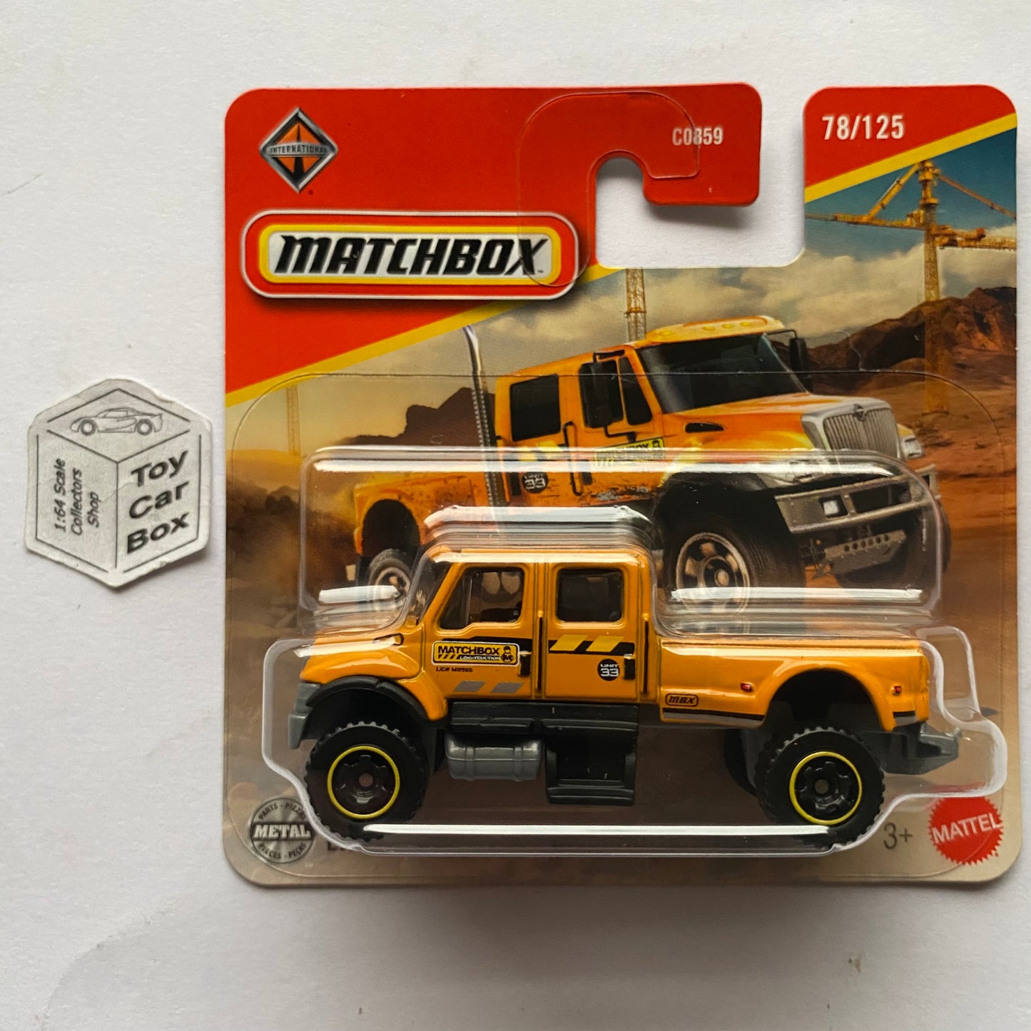 2025 MATCHBOX #78 - International CXT (Orange - Short Card) B21g