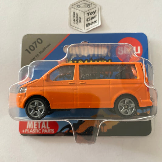 SIKU #1070 - Volkswagen VW T5 Multivan (Orange - Dinosaur World Stickers) D79