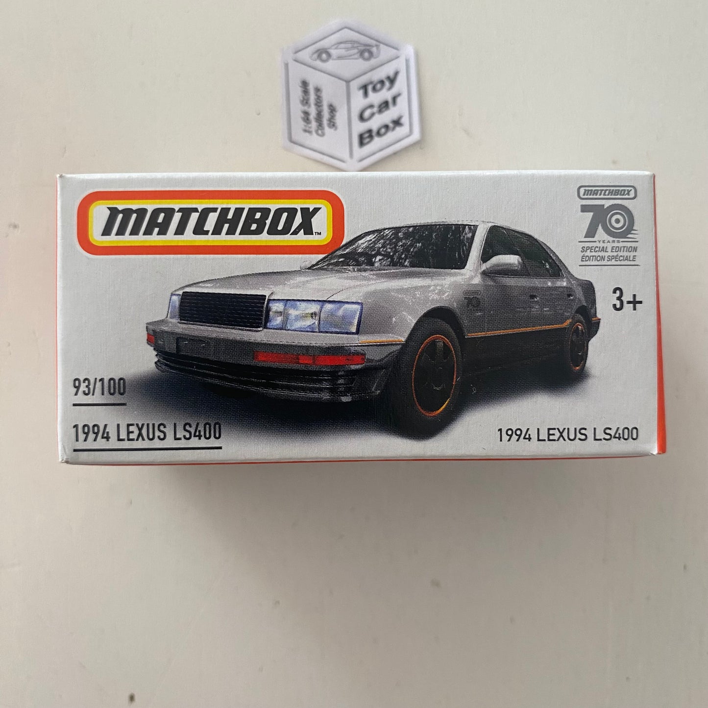 2023 MATCHBOX Power Grab #93 - 1994 Lexus LS400 (Silver -70 Special Edition) B45