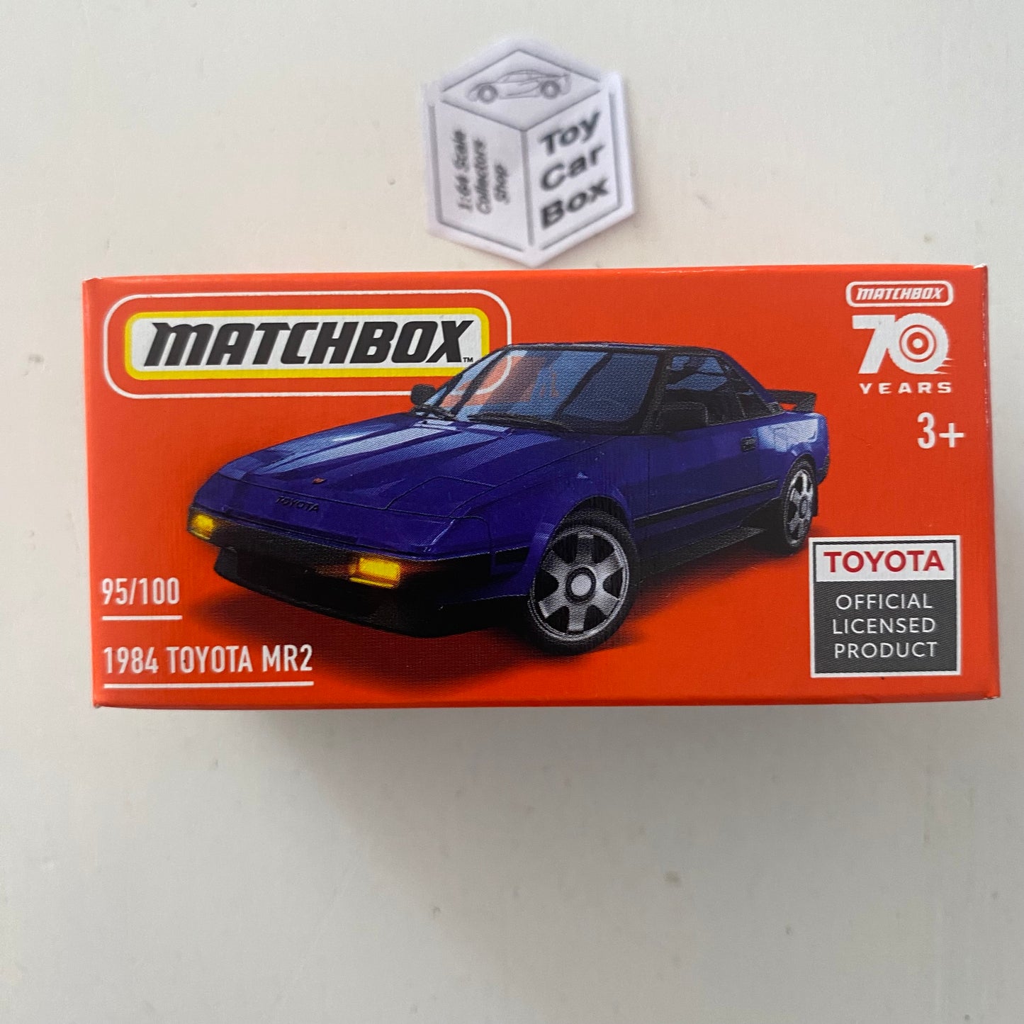 2023 MATCHBOX #95 - 1984 Toyota MR2 (Blue - Variation Unknown - Power Grab) C49g