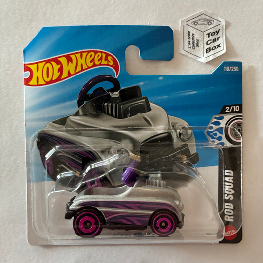 2026 HOT WHEELS #118 - Pedal Driver (Silver #2 Rod Squad - Short Card) B46g