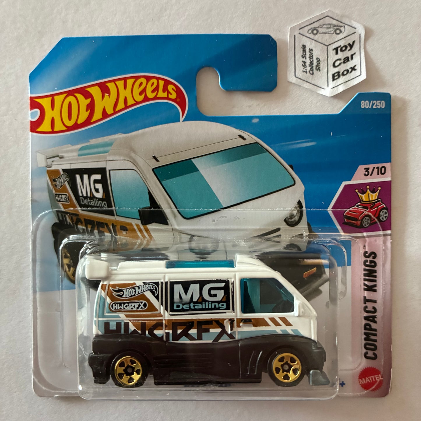 2026 HOT WHEELS #80 - Kei Swap (White #3 Compact Kings - Short Card) B46g