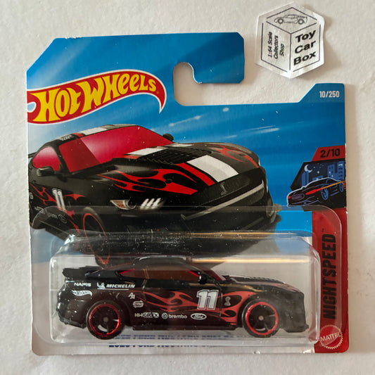 2026 HOT WHEELS #10 - 2020 Ford Mustang Shelby GT500 (Black - Short Card) B46g